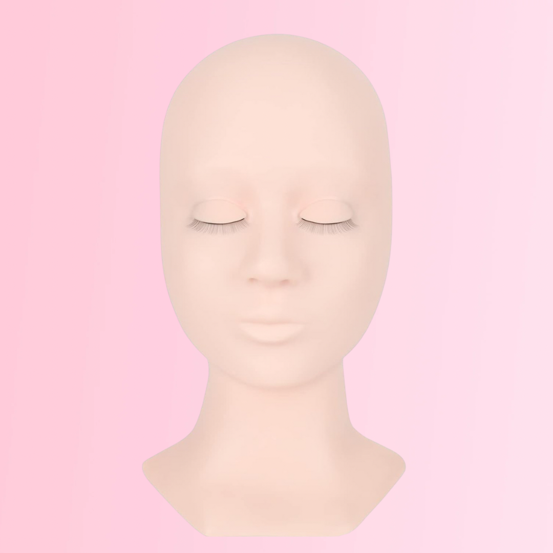 Mannequin Head Removable Eyelids