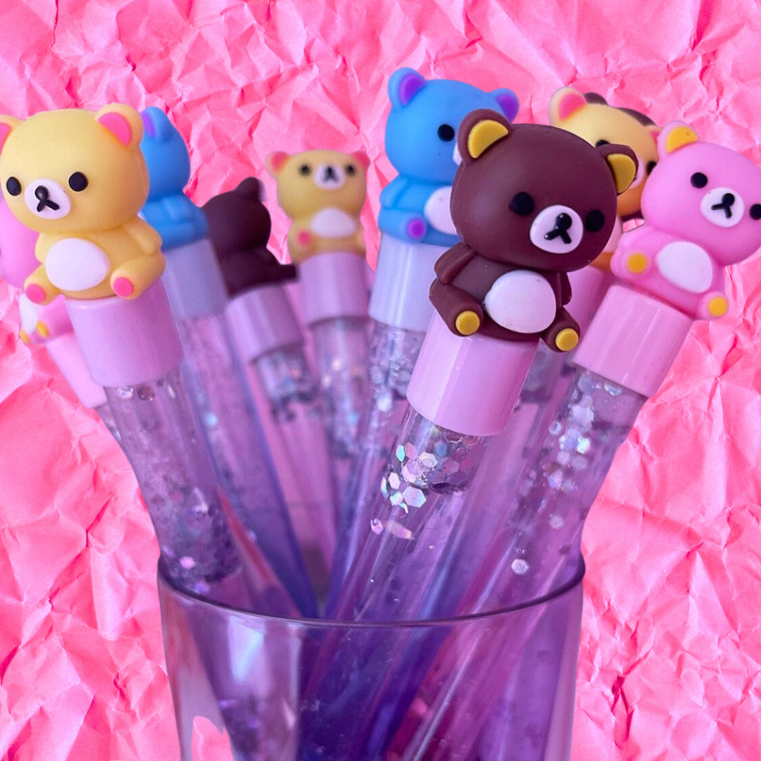 Jumbo Bear Glitter Pen