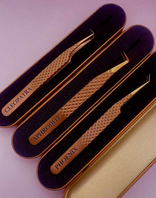 LUXE ‘24 KARAT GOLD’ Tweezer Collection