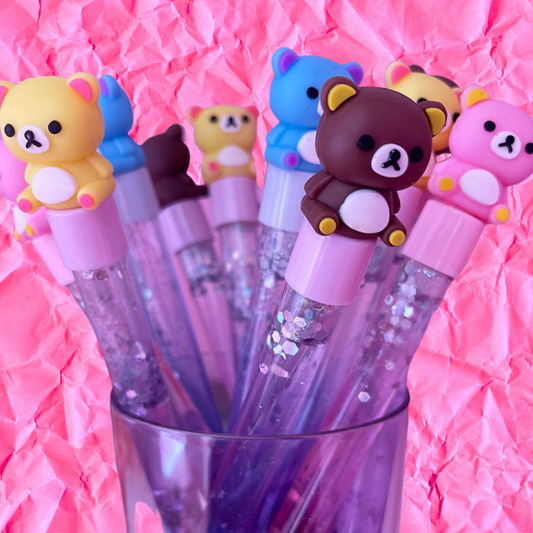 Jumbo Bear Glitter Pen